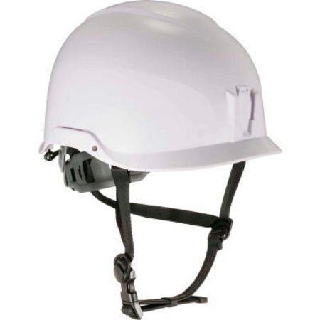 ERGODYNE Skullerz 8974 Safety Helmet, Class E, White 60200